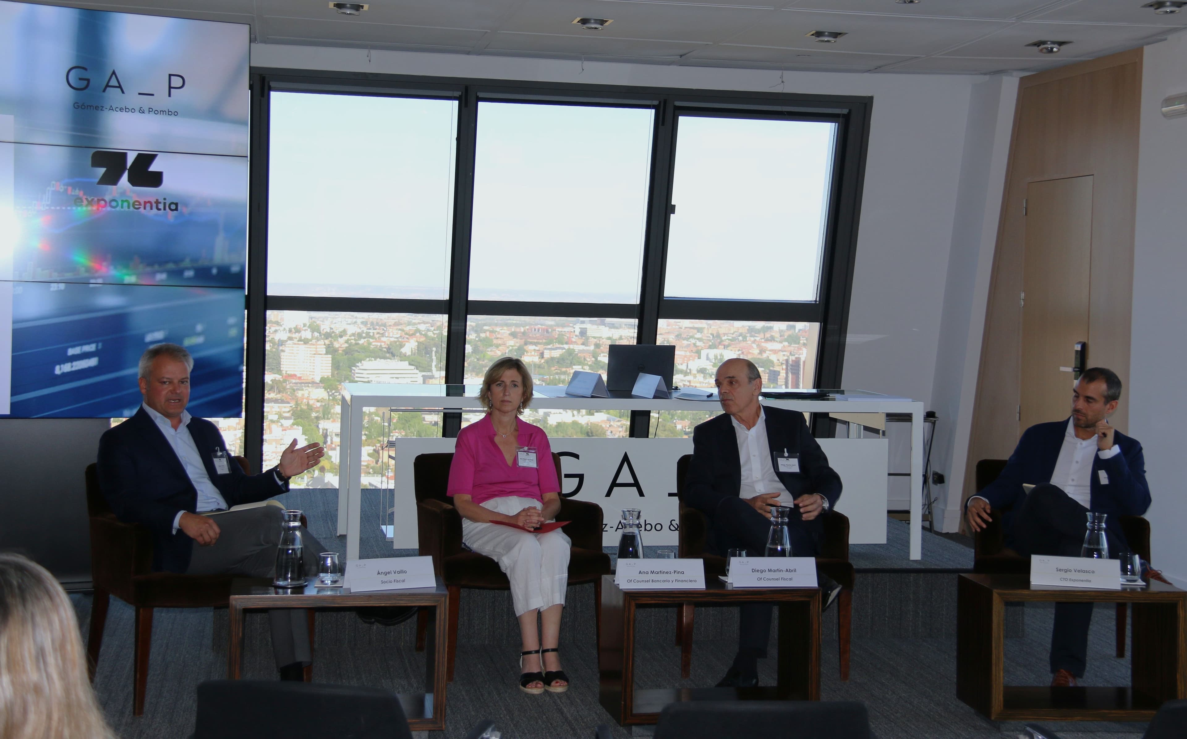 Ángel Vaillo, Diego Martin-Abril, Sergio Velasco y Ana Martínez-Pina